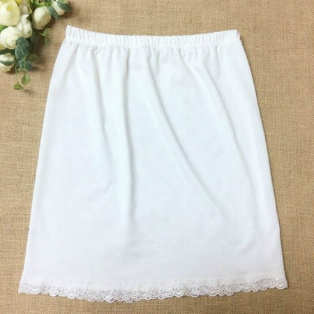 petticoat crinoline elastic underskirt skirts waist slip half lady