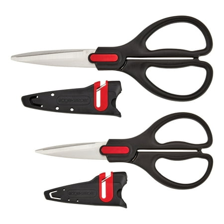 Farberware Set Of 2 All Purpose And Utility Shears Edgekeeper Sheaths