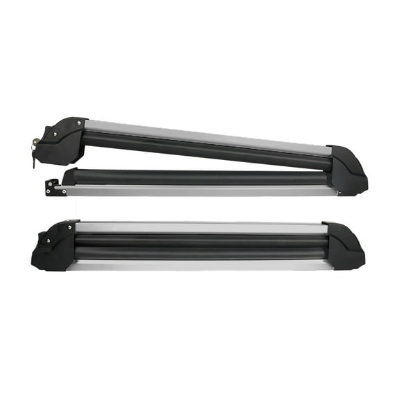 Savvycraft Car Ski Snowboard Roof Racks Mount, 2PCS Universal Mount Carry up to 5 Pairs of Skis or 4 Snowboards, Fits Most Roof Rack Crossbars