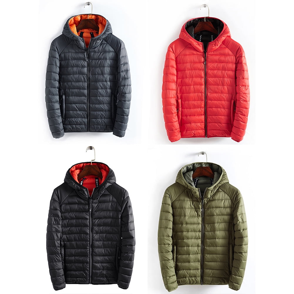 lightweight warm coat with hood