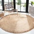 thumbnail image 2 of SAFAVIEH Natural Fiber Jamison Geometric Area Rug, Natural, 6' x 6' Round, 2 of 7
