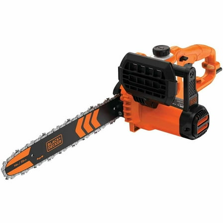 Black & Decker BECS600 8 Amp 14 in. Electric Corded Chainsaw