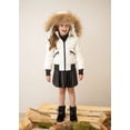 thumbnail image 5 of AS Winter kids Down Jackets bomber design coats with nature fur, 5 of 5