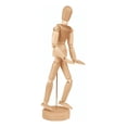 thumbnail image 1 of Maniquí Femenino Articulado De Madera Atl 31 Cm Dibujo multicolor SIN TAMAÑO, 1 of 2