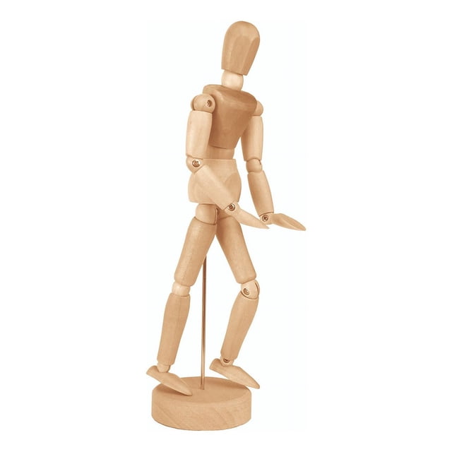 Maniquí Femenino Articulado De Madera Atl 31 Cm Dibujo multicolor SIN TAMAÑO