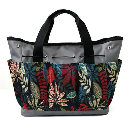 

Retro Print Carrying Garden Tool Bag Waterproof Storage Pocket Folding Pack