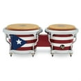 thumbnail image 2 of Drum Workshop Mini Bongos Chrome Hardware Puerto Rican Flag, Multicolor, 2.8 lb, 2 of 3