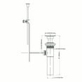 thumbnail image 4 of Builders Shoppe 2310BN All Metal Bathroom Sink Pop-Up Drain Assembly with Overflow Brushed Nickel Finish, 4 of 4