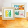 thumbnail image 3 of CSCHome Simple Exquisite Wooden Stick Photo Frame Display the Picture of Beautiful Lives 6x6 In, 3 of 5