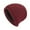 Wine-04, variant on LONKITO Mens Hats Winter Fleece Warm Knitted Wool Hat Plush Thickened Large Vertical Star Graphic Cap