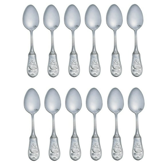 Spode Woodland 18/10 Stainless Steel Teaspoon (Set of Twelve)
