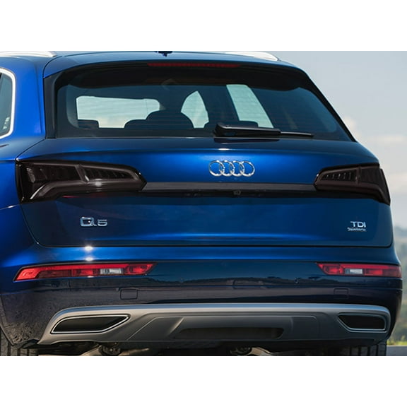 Rvinyl Tail Light Tint Covers Compatible with Audi Q5 2009-2017 - Smoke