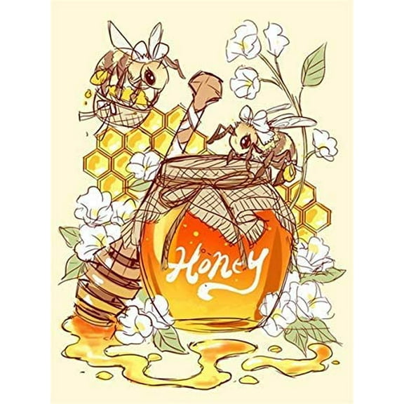 Vintage Metal Sign Welcome Honey for Sale Bee Retro Poster Plaque Tin Sign Wall Decor for Kitchen Bar Pub Farm House 12x8inch