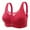 Red, variant on ZHENHONG Women's Orthopedic Anti Sagging Bra Bras for Senior Women Posture Correcting Bra Breathable Bras Wireless Bras for Women