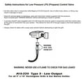 thumbnail image 4 of Magma A10-220 LPG Low Pressure Control Valve, Type 3 | Propane Grill Regulator | Low Output BBQ Valve | Propane Gas Flow Control, 4 of 5