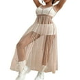 thumbnail image 2 of Robe d'Été Transparente en Maille pour Femmes, Robe de Plage Sans Manches, Couverture de Bikini, Tenue de Plage, 2 of 5