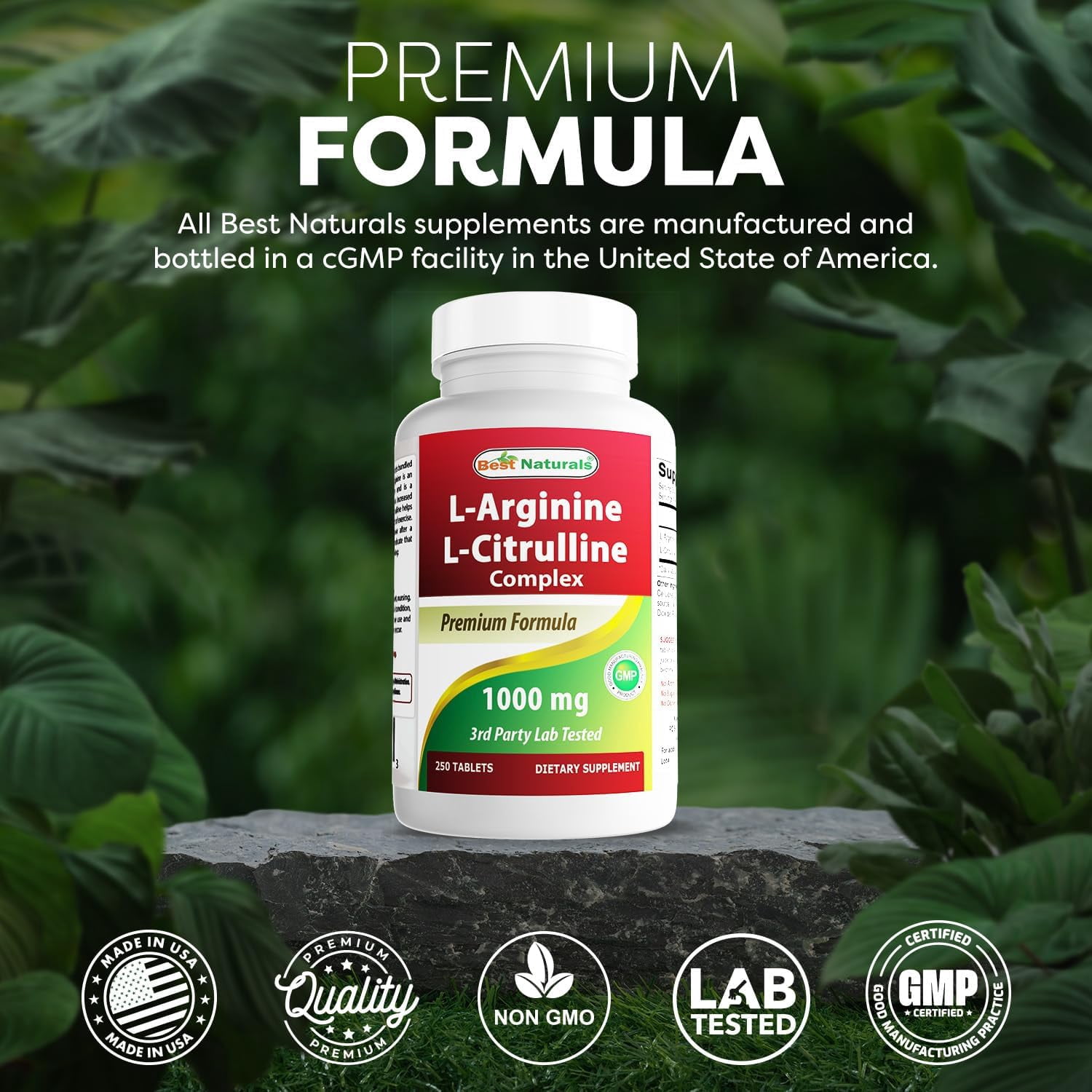 l citrulline glutathione 2 Pack Best Naturals L-Arginine L-Citrulline Complex 1000 mg 250 Tablets Dry, dehydrated skin needs Capsules:Unflavored Powder (30 Servings) Herbs & Supplements