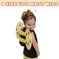 thumbnail image 4 of ArtCreativity Kids Honeybee Costume Set – Black & Yellow Bee Wings + Antenna Headband for Toddlers & Kids, Boys & Girls, Halloween Dress-up, 4 of 6