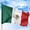 Mexico, variant on Canada Outdoor Flag (1x1.5ft) by DreamController - Durable, Fade-Resistant Polyester, Double-Stitched, Brass Grommets - HD Printed North America Flag - Made in USA