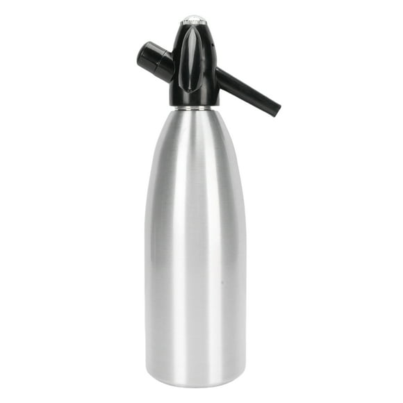 Sparkling Water Maker, Aluminum Plastic 1L Soda Siphon for Home Outdoor Use
