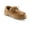 Cinnamon, variant on Men's Suede Tie Moc Slippers Gunmetal 14D (Medium)