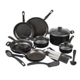 thumbnail image 1 of Bateria De Cocina ahorrador CINSA 21 Piezas De Aluminio Color Negro, 1 of 8
