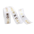 thumbnail image 2 of Ruanlalo Packing Ribbon,1 Roll Packing Ribbon Gilding Letter Design DIY 10 Yards Mother's Day Bouquet Wrapping Satin Webbing Souvenirs Supplies, 2 of 6