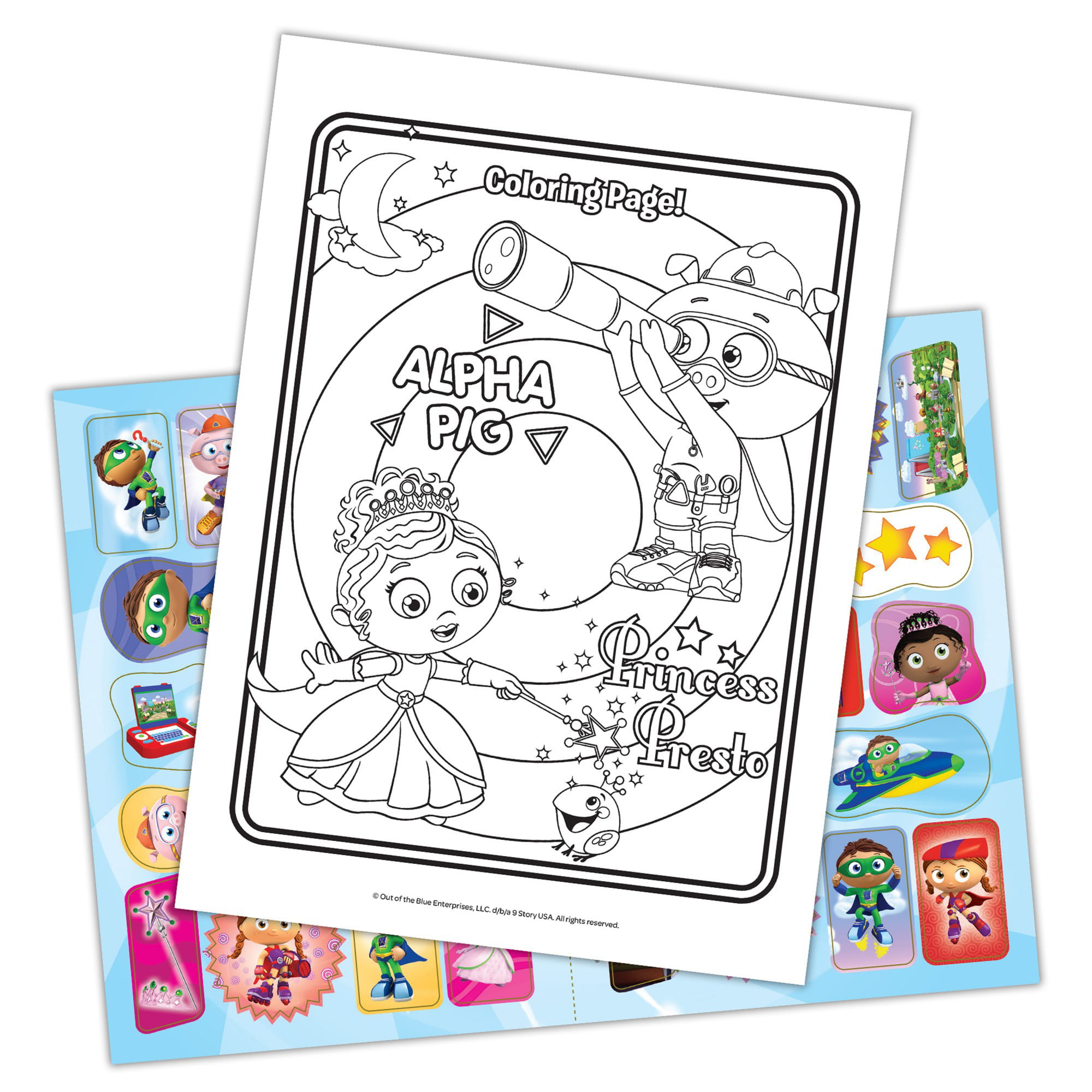 Really Big Coloring Books®  ColoringBook.com expands product offerings  with launch of Brand-New Coloring Book Products for PBS KIDS® Characters