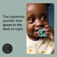 thumbnail image 3 of Tommee Tippee Ultra-light StayPut NightGlow Pacifier, 18-36 Months, 2 Pack, Soft Skin Feel, Extra Air Flow, 3 of 11