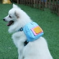 thumbnail image 1 of Puppy Backpack Leash For Small Dogs Dog Backpack Harness Car Rier For Outdoor Cute Dog Backpack Dog Chest Leash, 1 of 4
