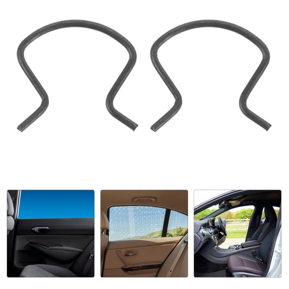 BESTOYARD Car Window Crank Handle Retainer, Metal, Black, for Easy Installation, 10Pcs
