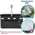 thumbnail image 7 of MUZOOY Insulated Cooler Bag Picnic Basket,Leakproof Collapsible Portable Cooler， Premium Folding Basket, Foldable Insulated Basket, 7 of 7