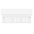 thumbnail image 2 of 763-8642: Garage Traditional 0 Bed, 0 Bath Luxury Home Plan, 0 Sq Ft: Full Blueprints with License to Build by Home Plan Marketplace - Lesuto, 2 of 6