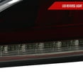 thumbnail image 5 of LED TAIL LIGHTS- BLACK HOUSING- CLEAR LENS WITH RED LIGHT BAR Made for and Compatible with 10-16 HYUNDAI GENESIS, 5 of 10