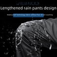 thumbnail image 3 of Conjunto de pantalones impermeables para lluvia divididos para hombres y mujeres, antilluvia, para llevar, para motocicleta, ligero, de moda, poncho para vehículo eléctrico de cuerpo, 3 of 5