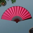 thumbnail image 5 of Dusknt "Elegant Blank Silk Folding Fan Versatile Accessory for Dance Performances and Themed Events A of to Any Occasion"10 Inch Blank Silk Folding Fan Aa, 5 of 5