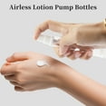 thumbnail image 3 of Botellas de bomba sin aire Unique Bargains de 6 piezas Botellas de bomba cosmética sin aire Dispensador de botella de viaje para base transparente-0.5 oz, 3 of 7