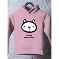 thumbnail image 3 of Happy Halloween Spooky Kitten Hoodie Toddler -Image by Shutterstock,  5 Toddler, 3 of 4
