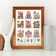 thumbnail image 4 of 1sheet Clear Stamps Gingerbread House Desserts Cake Ice Cream Transparent Rubber Stamps, 4 of 9