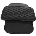thumbnail image 4 of Universal Car Armrest Box Pad with Fake Leather for Center Console Cover 1 Set Black Cushion Protector, 4 of 9