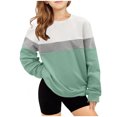 thumbnail image 2 of piuwrlz Long Sleeve Sweaters for Girls Boys Printed Sweatshirt Round Neck Without a Hat Hoodie Green Size 5 Years, 2 of 4
