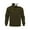 Army Green, variant on APEXFWDT Men's Quarter-Zip Pullover Stand Collar Long Sleeve Sweatshirt Solid Color Casual Top with Kangaroo Pocket for Weekend Hikes