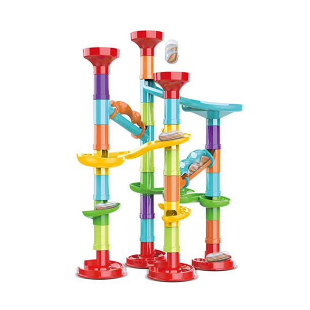 DIY Creative Construction Toy Marble Run Compact para niños de 3 años en adelante JShteea El nuevo