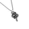 thumbnail image 5 of Collier Pendentif Cocktail Vintage Style Serpent en Acier Inoxydable Rétro, 5 of 5