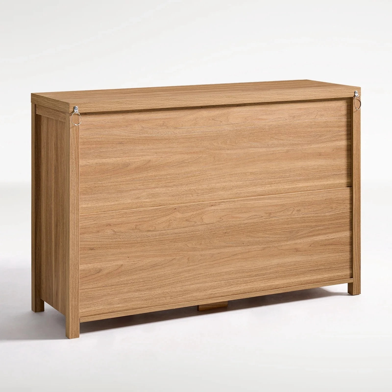 ARKANTOS Wooden 7 Drawer Double Dressers, Wide Chests of Drawers for Bedroom, Natural Oak