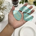 thumbnail image 2 of TETOU Blank Irregular Shaped Pieces Sea Glass Place Cards DIY Name Cards for Beach Wedding, Banquets Dinner Party Events Decoration, 2 of 7