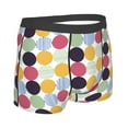 thumbnail image 3 of Kll Polka Dot Men'S Cotton Boxer Briefs Underwear-Medium, 3 of 9