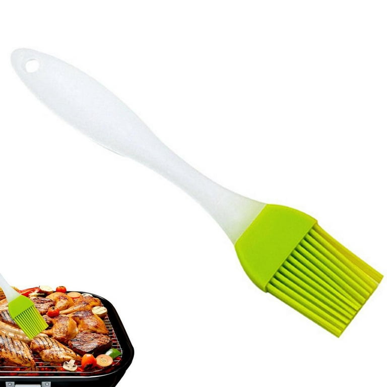 Unique Bargains Kitchen Silicone Cooking Baking Baster Oil Pastry Brush  Yellow 