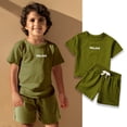 thumbnail image 5 of Kiijoy Infant Girls DIY Letter Embroidery Short Sleeve T-Shirt and Shorts Set, Sizes 12-18M, 5 of 7