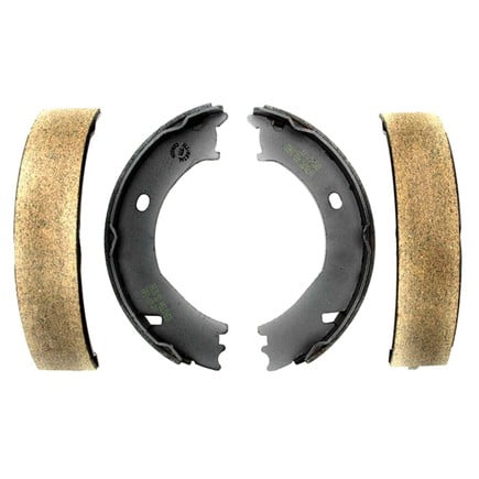 Acdelco 17771B Bonded Rear Drum In Hat Parking Brake Shoe Set